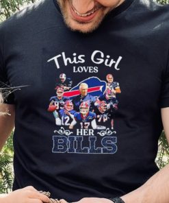 This Girl Loves Her Buffalo Bills Signatures Shirt