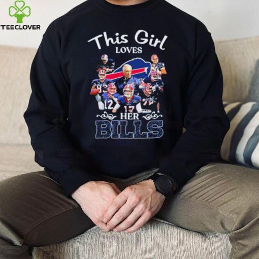 This Girl Loves Her Buffalo Bills Signatures Shirt