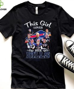 This Girl Loves Her Buffalo Bills Signatures Shirt