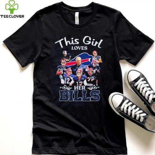 This Girl Loves Her Buffalo Bills Signatures Shirt
