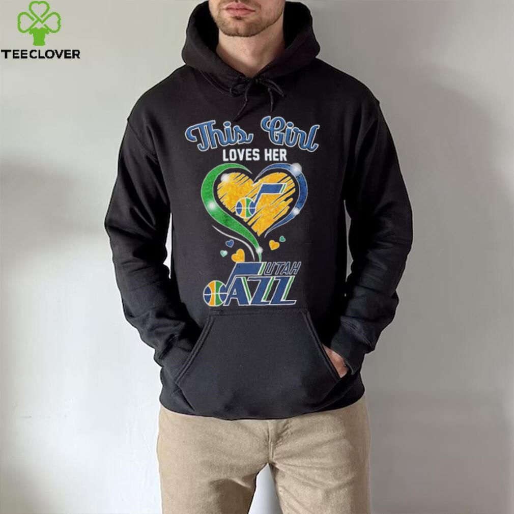 This Girl Loves Her Heart Utah Jazz Shirt This Girl Loves Her Heart Utah Jazz Shirt