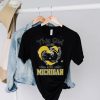 This Girl Loves Her Michigan Heart T Shirt