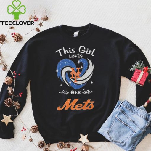 This Girl Loves Her New York Mets Diamond Heart shirt