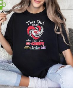 This Girl loves her Kansas City Chiefs Super Bowl LVIII shirt