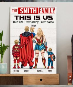 This Is Family, Our Story, Our Home Personalized Canvas Prints, Family Canvas