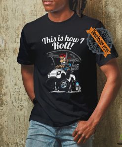This Is How I Roll Funny Golf Cart Cartoon T Shirt