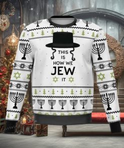 This Is How Jew It Christmas Ugly Sweater Mens