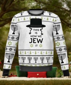 This Is How Jew It Christmas Ugly Sweater Mens