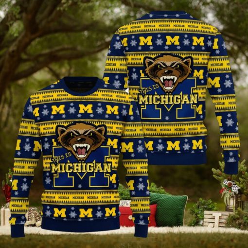 This Is Michigan Wolverines Ugly Christmas Sweater