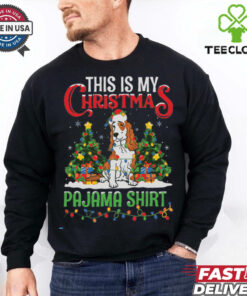 This Is My Christmas Pajama Cocker Spaniel Dog Xmas shirt 1 This Is My Christmas Pajama Cocker Spaniel Dog Xmas shirt