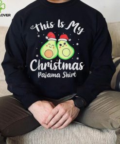 This Is My Christmas Pajama Funny Avocado Xmas Gift Shirt