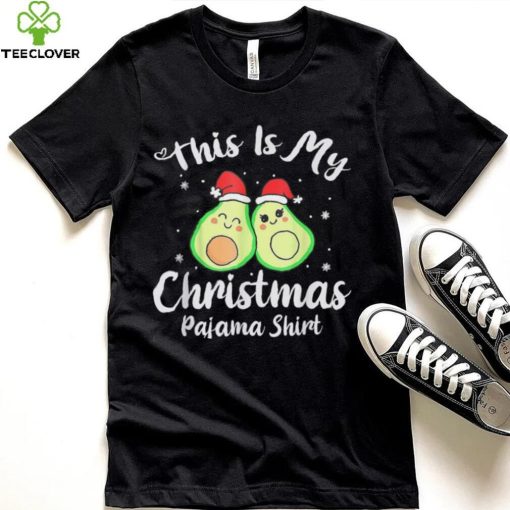 This Is My Christmas Pajama Funny Avocado Xmas Gift Shirt