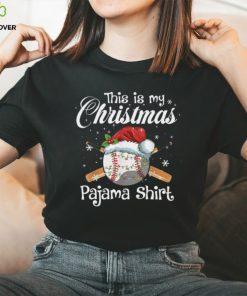 This Is My Christmas Pajama Shirt Funny Christmas Baseball Classic T Shirt