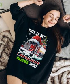 This Is My Christmas Pajama Shirt Funny Christmas Trucker Classic T Shirt