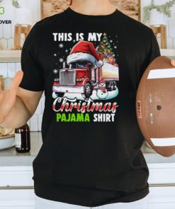 This Is My Christmas Pajama Shirt Funny Christmas Trucker Classic T Shirt