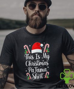 This Is My Christmas Pajama Shirt Funny Family Matching Xmas T Shirt