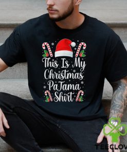 This Is My Christmas Pajama Shirt Funny Family Matching Xmas T Shirt