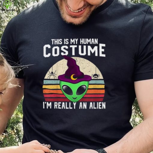 This Is My Human Costume Alien Halloween Shirt