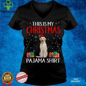 This Is My Labrador Dog Christmas Pajama Santa Lights T Shirt