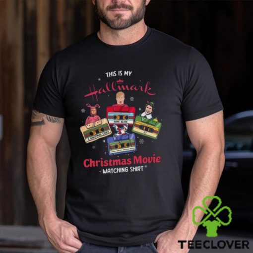 This Is My Movie Watching Sweatshirts, Hallmark Christmas Movies Characters Shirt