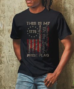 This Is My Pride Flag Usa American 4Th Of July Patriotic Men's T shirt