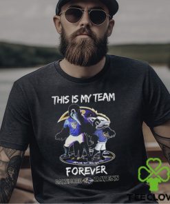 This Is My Team Forever Baltimore Ravens Mascot Shirt