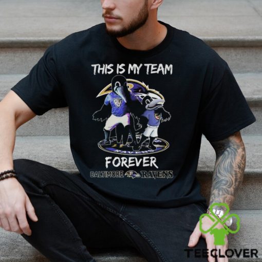 This Is My Team Forever Baltimore Ravens Mascot Shirt