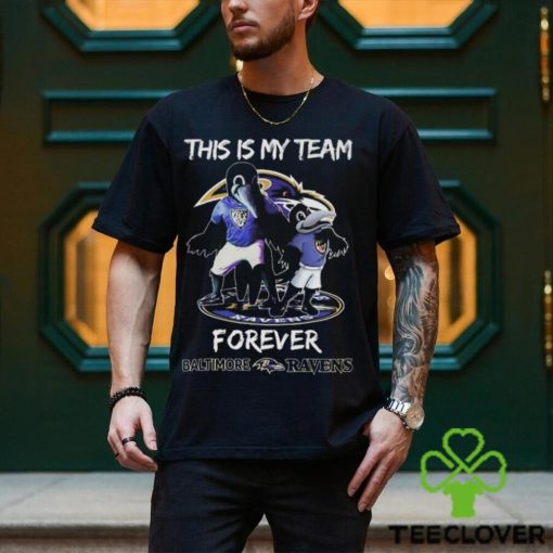 This Is My Team Forever Baltimore Ravens Mascot Shirt