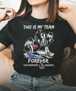 This Is My Team Forever Collingwood Magpies Mascot Tee Shirt