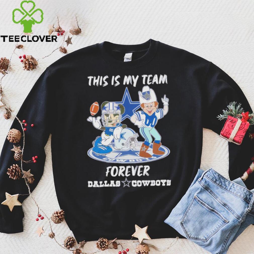 This Is My Team Forever Dallas Cowboys Mickey Mouse T Shirt This Is My Team Forever Dallas Cowboys Mickey Mouse T Shirt
