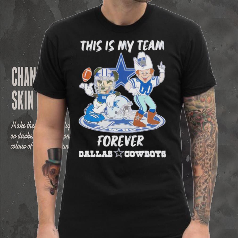 This Is My Team Forever Dallas Cowboys Mickey Mouse T Shirt This Is My Team Forever Dallas Cowboys Mickey Mouse T Shirt