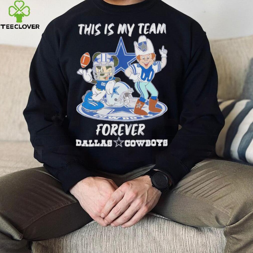 This Is My Team Forever Dallas Cowboys Mickey Mouse T Shirt This Is My Team Forever Dallas Cowboys Mickey Mouse T Shirt