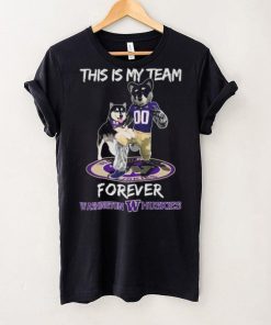 This Is My Team Forever Washington Huskies Mascot Shirt