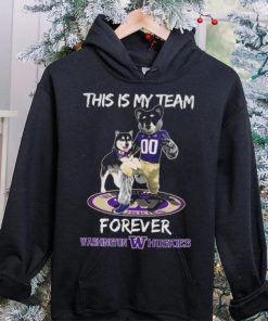 This Is My Team Forever Washington Huskies Mascot Shirt