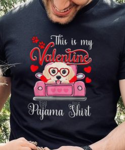This Is My Valentine Pajama Golden retriever Dog Puppy Lover Shirt