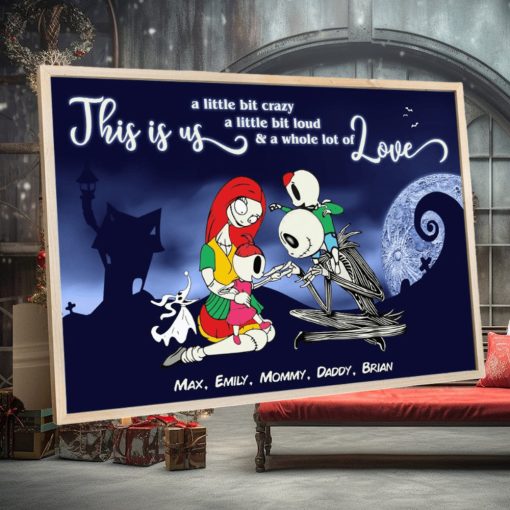 This Is Us Horror Family Personalized Canvas Poster