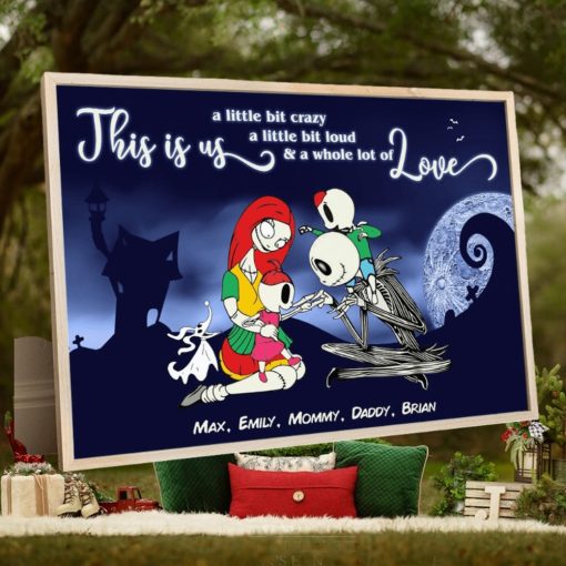 This Is Us Horror Family Personalized Canvas Poster