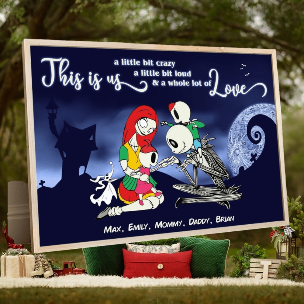 This Is Us Horror Family Personalized Canvas Poster This Is Us Horror Family Personalized Canvas Poster