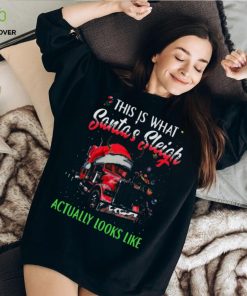 This Is What Santa's Sleigh Actually Looks Like Funny Christmas Trucker Classic T Shirt