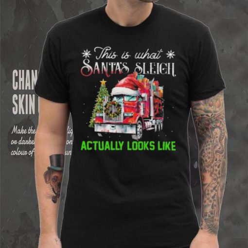 This Is What Santa’s Sleigh Actually Looks Like Truck Christmas Tree Sweathoodie, sweater, longsleeve, shirt v-neck, t-shirt