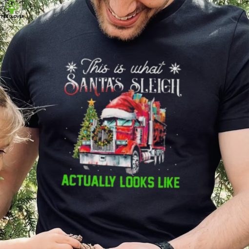 This Is What Santa’s Sleigh Actually Looks Like Truck Christmas Tree Sweathoodie, sweater, longsleeve, shirt v-neck, t-shirt