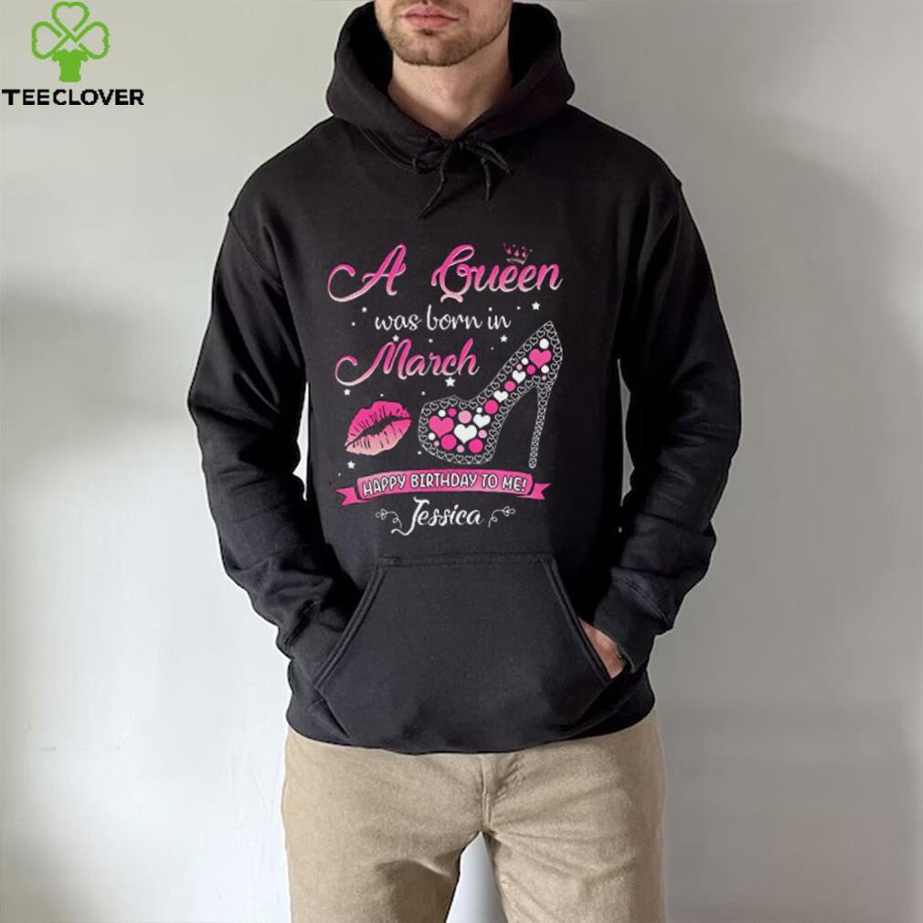 This Queen was Born in March Birthday Shirts for Women T Shirt, Multicolored This Queen was Born in March Birthday Shirts for Women T Shirt, Multicolored