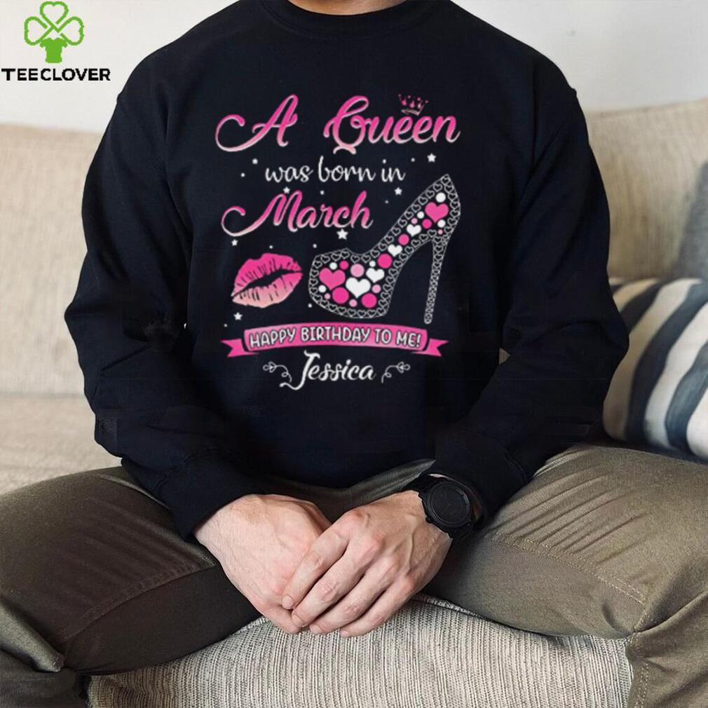 This Queen was Born in March Birthday Shirts for Women T Shirt, Multicolored This Queen was Born in March Birthday Shirts for Women T Shirt, Multicolored