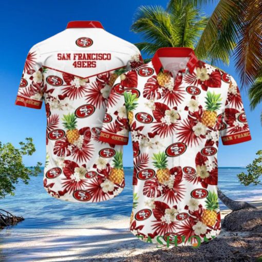 This Summer San Francisco 49ers NFL American Flag Print Hawaiian Shirt 2024