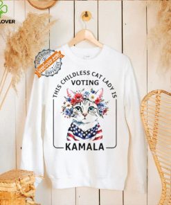 This childless cat lady is voting Kamala Harris election 2024 Shirt