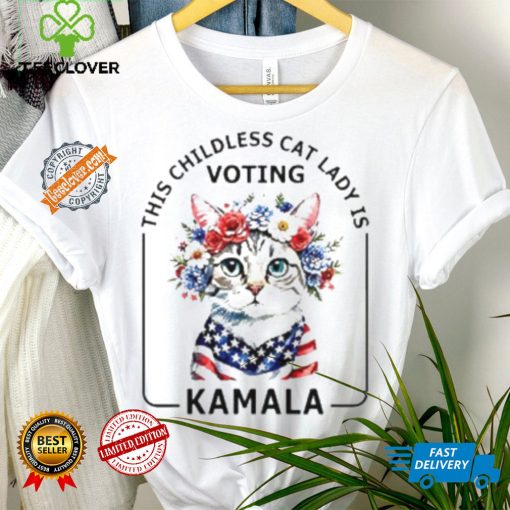 This childless cat lady is voting Kamala Harris election 2024 Shirt