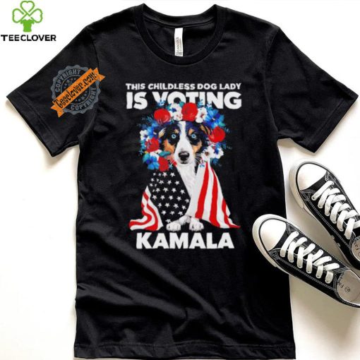 This childless dog lady ladies is voting Kamala election 24 hoodie, sweater, longsleeve, shirt v-neck, t-shirt