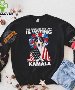 This childless dog lady ladies is voting Kamala election 24 hoodie, sweater, longsleeve, shirt v-neck, t-shirt