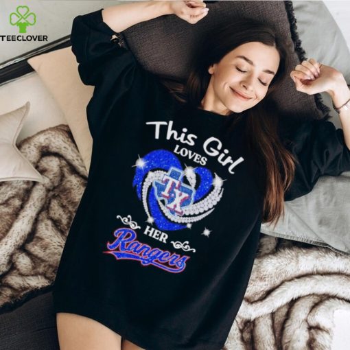 This girl love her Texas Rangers 2023 world champions shirt