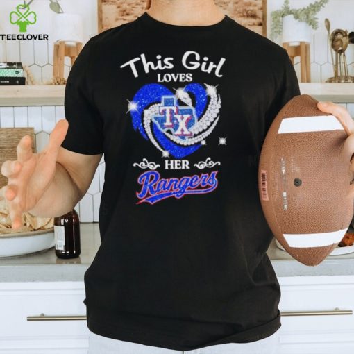 This girl love her Texas Rangers 2023 world champions shirt